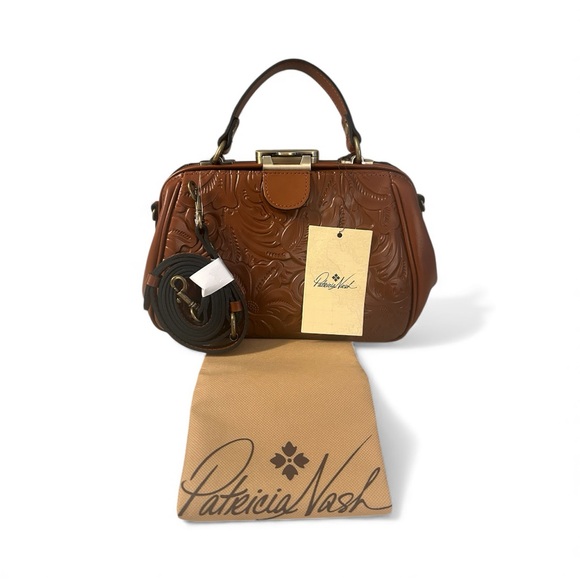 Luxury Patricia Nash Gracchi Florence Satchel - New with Tags! - Picture 11 of 16